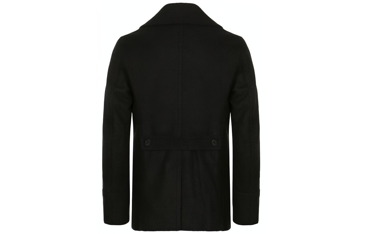 Burberry Casual Wool Coat in Dark Gray 80045881 圖 3