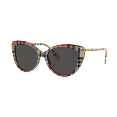 Burberry Cat-Eye Brown Mirrored Logo Sunglasses for Men. BE4407408787
