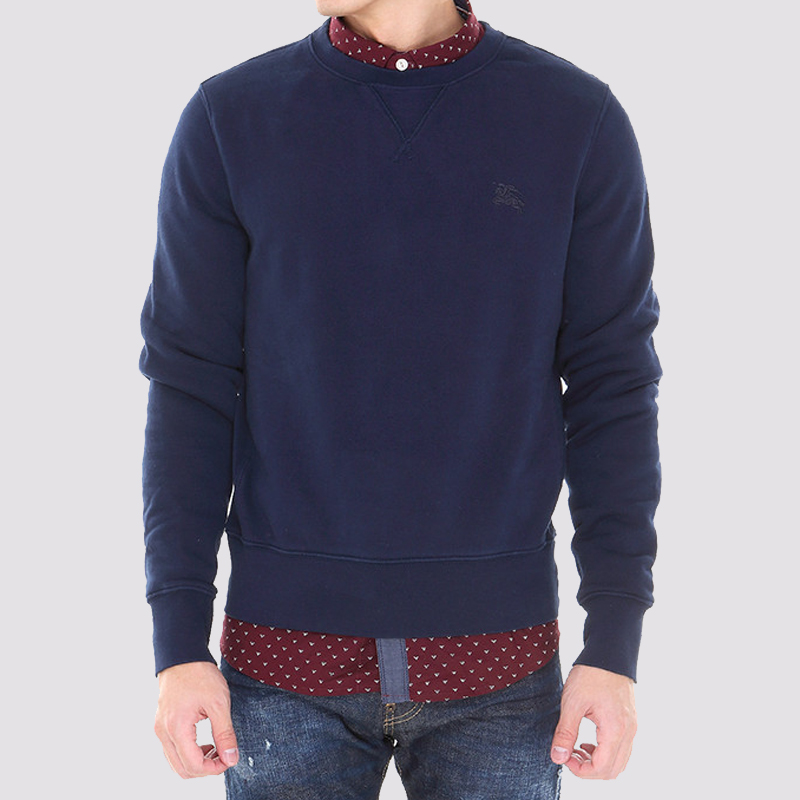 Purchase 博柏利骑兵标志圆领卫衣 深蓝色 39323271