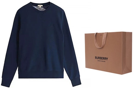 博柏利骑兵标志圆领卫衣 深蓝色 39323271 Details for 博柏利骑兵标志圆领卫衣 深蓝色 39323271