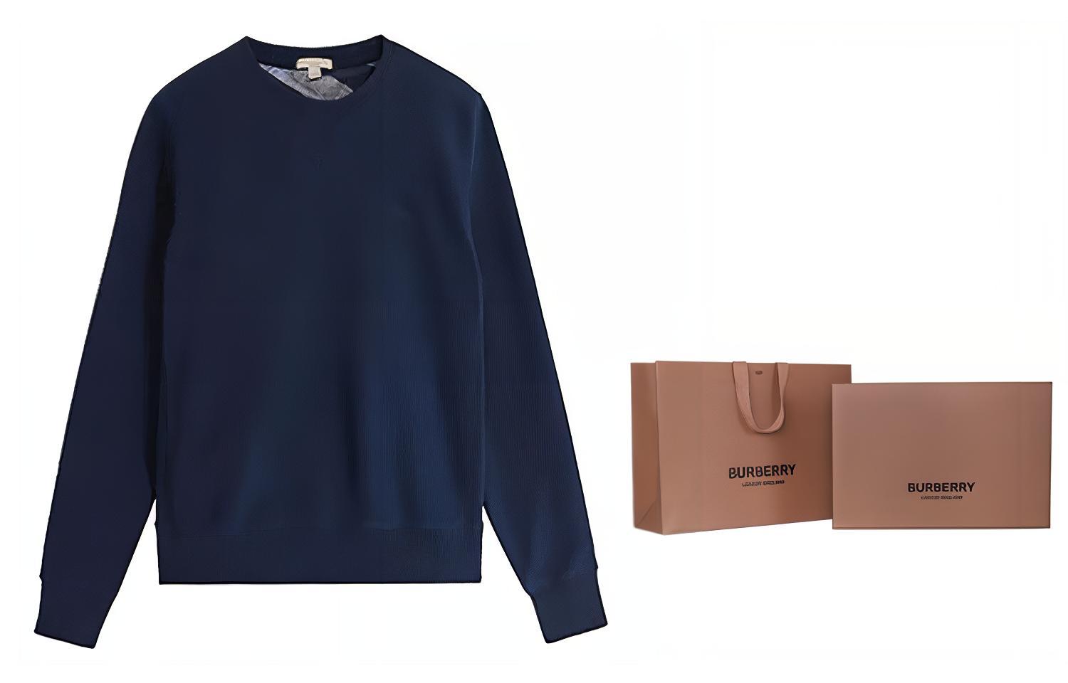 Sizing 博柏利骑兵标志圆领卫衣 深蓝色 39323271