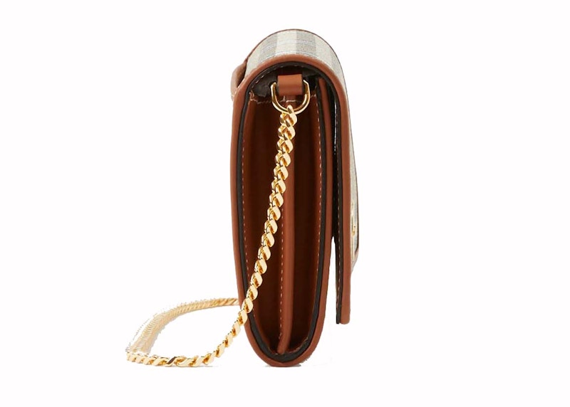 Burberry Chain Check Strap Wallet Archive Beige 圖 2