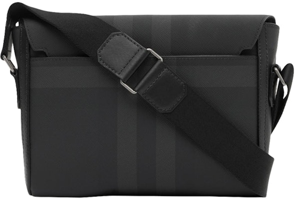 Burberry Charcoal Check Small Wright Messenger Bag Black/Charcoal Order Burberry Charcoal Check Small Wright Messenger Bag Black/Charcoal