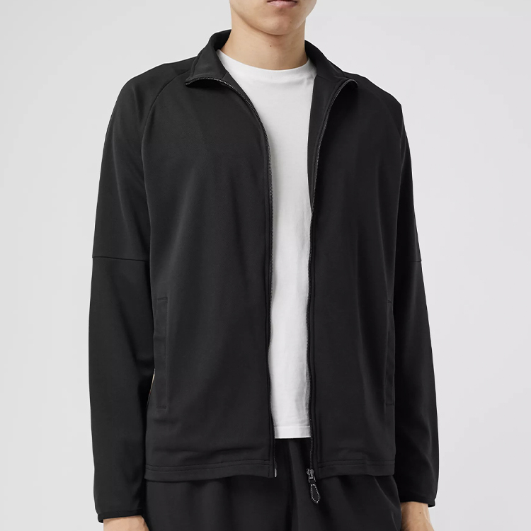 Burberry Check-Trim Black Track Jacket 80259291 圖 5