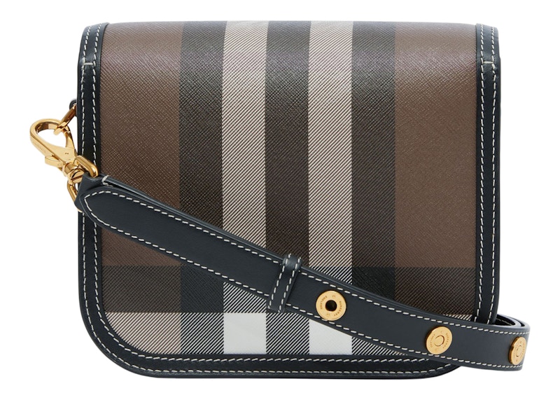 Burberry Check and Leather Elizabeth Bag Small Dark Birch Brown 圖 2