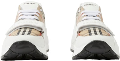 Burberry Sepatu Check dan Kulit Putih Clear Check 80708381 Lookbook Burberry Sepatu Check dan Kulit Putih Clear Check 80708381