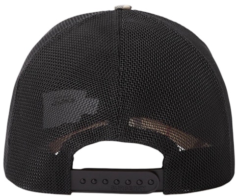 Burberry Check and Mesh Cap Archive Beige Lookbook Burberry Check and Mesh Cap Archive Beige