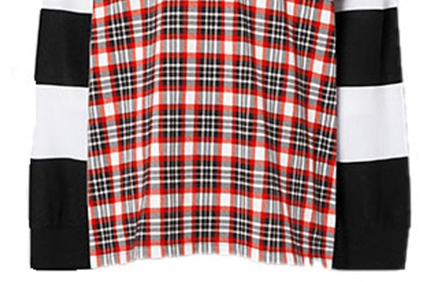 Burberry Check dan Stripe Merah Rugby Sweatshirt 45638861 Sizing Burberry Check dan Stripe Merah Rugby Sweatshirt 45638861