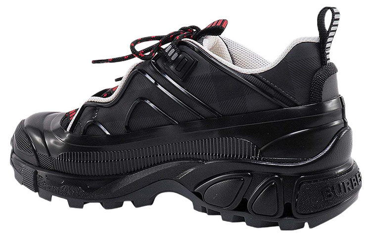 Lookbook バーバリー チェック アーサー ブラック 80555761