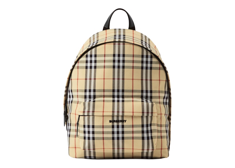 Burberry Check Backpack Archive Beige