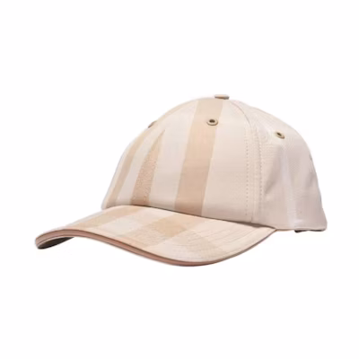 Burberry Check Baseball Cap Beige/Khaki 80521811