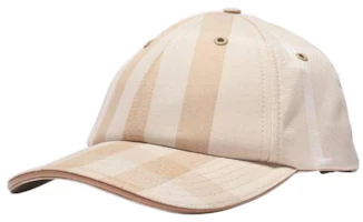 Order Burberry 經典格紋棒球帽 米色/卡其色 80521811