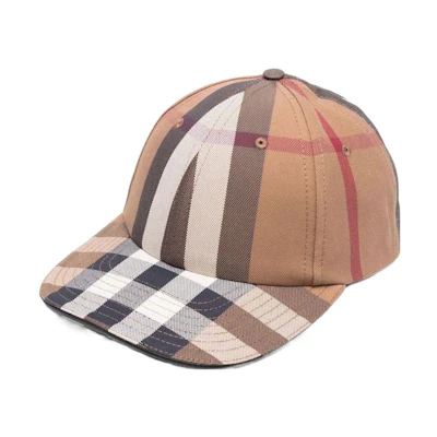 Burberry Check Baseball Cap Brown 80560801