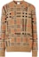 Buy Suéter de Punto Burberry Cuadros Cachemir Jacquard en Caqui. 80455231