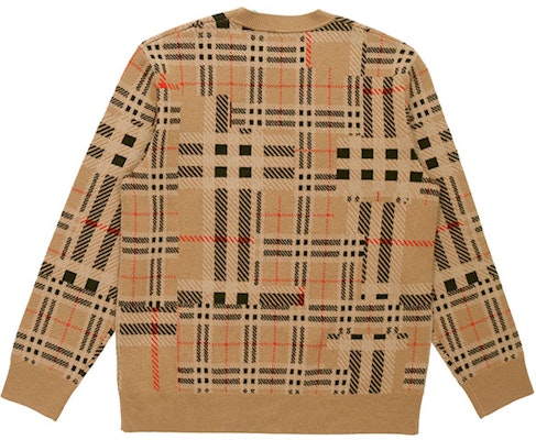 Suéter de Punto Burberry Cuadros Cachemir Jacquard en Caqui. 80455231 Lookbook Suéter de Punto Burberry Cuadros Cachemir Jacquard en Caqui. 80455231