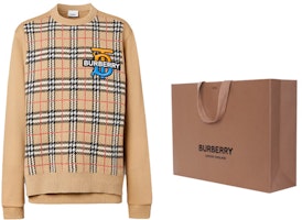 Burberry Sweatshirt Kasmir Kotak Beige 80362011 2