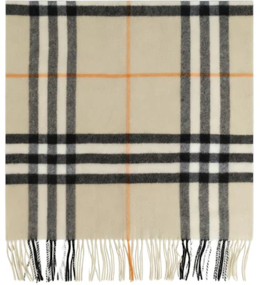 Burberry 經典格紋羊絨圍巾 米色 男款 80910161 Buy Burberry 經典格紋羊絨圍巾 米色 男款 80910161