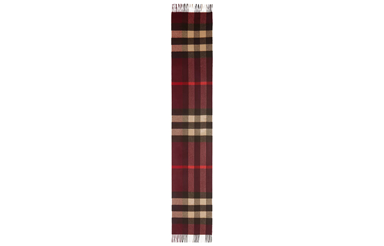 Burberry Check Cashmere Scarf Unisex Couple Style 80216931 圖 3