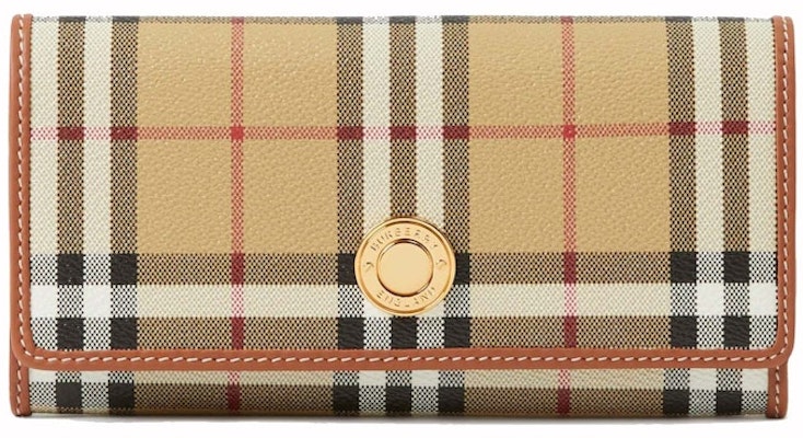 Burberry Check Continental Wallet Archive Beige Buy Burberry Check Continental Wallet Archive Beige