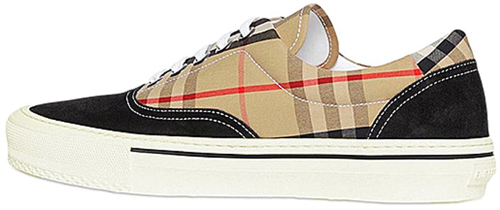 burberry-check-cotton-and-suede-sneaker-khaki-8016301