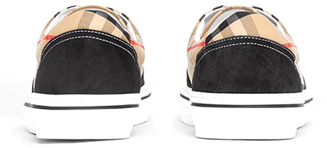 巴寶莉 經典格紋拼接修麂皮運動 休閒 時尚板鞋 男款 卡其色 Purchase 巴寶莉 經典格紋拼接修麂皮運動 休閒 時尚板鞋 男款 卡其色