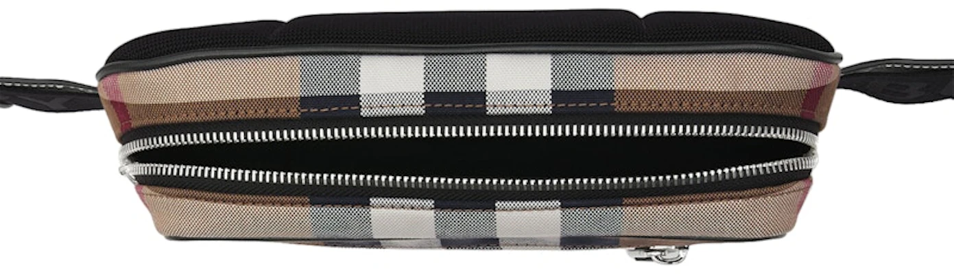 Beg Pinggang Burberry Check Kapas Kanvas dan Kulit Coklat Birch Lookbook Beg Pinggang Burberry Check Kapas Kanvas dan Kulit Coklat Birch
