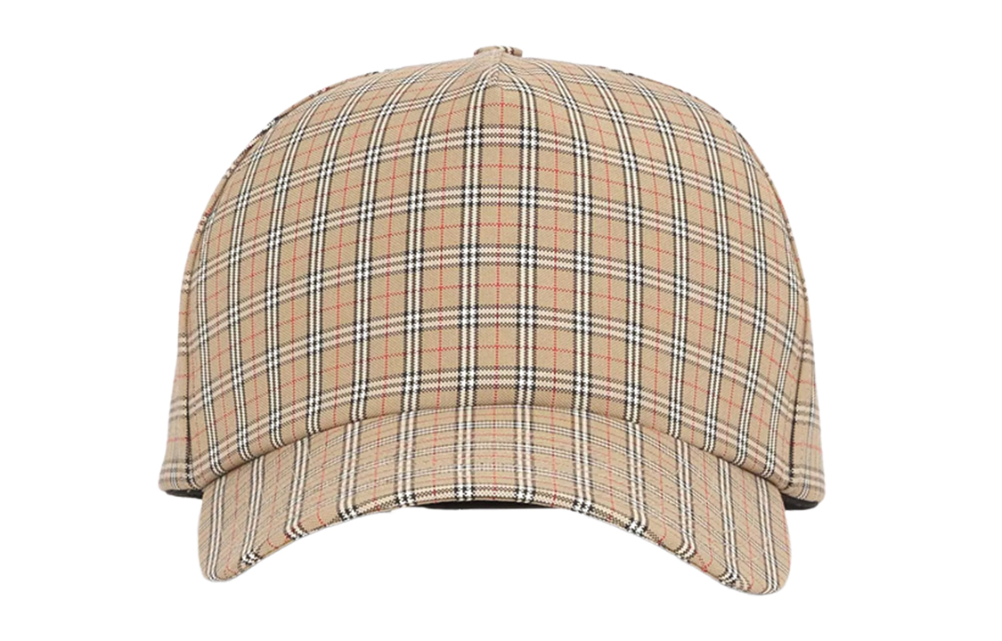 Order Burberry Check Cotton Canvas Polyester Unisex Baseball Cap 80440671