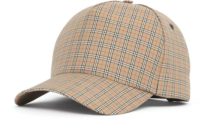 Burberry Check Cotton Canvas Polyester Unisex Baseball Cap 80440671 Lookbook Burberry Check Cotton Canvas Polyester Unisex Baseball Cap 80440671