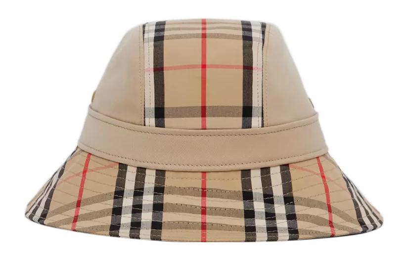 Order Burberry Check Cotton Gabardine Bucket Hat for Men. 80573841