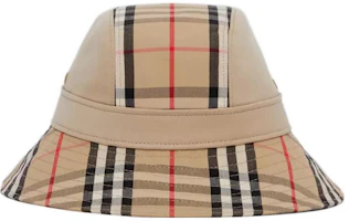 Order Burberry 格紋純棉華達呢男士漁夫帽 80573841