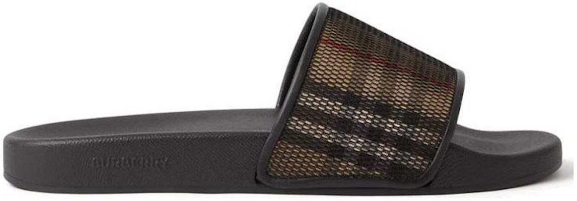 Sandalias Burberry Check de Malla y Algodón Negras 80655781 Order Sandalias Burberry Check de Malla y Algodón Negras 80655781