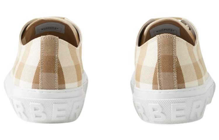 Shop 博柏利格纹棉质浅褐色 80697851