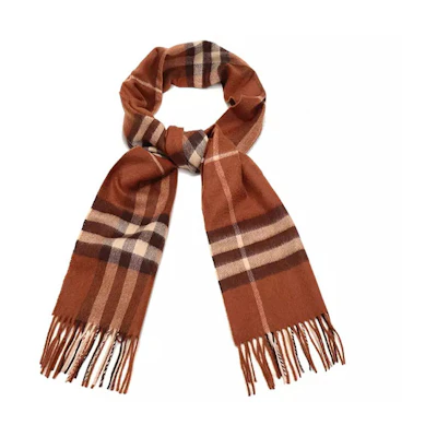 Burberry Check Fringe Warm Knit Scarf Unisex Couple Style. 8016122