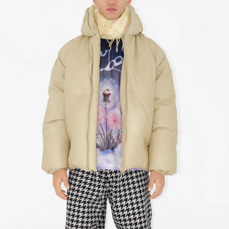 Burberry Check Fringe Wool Scarf Unisex Couple Style Yellow. 80799891 圖 4