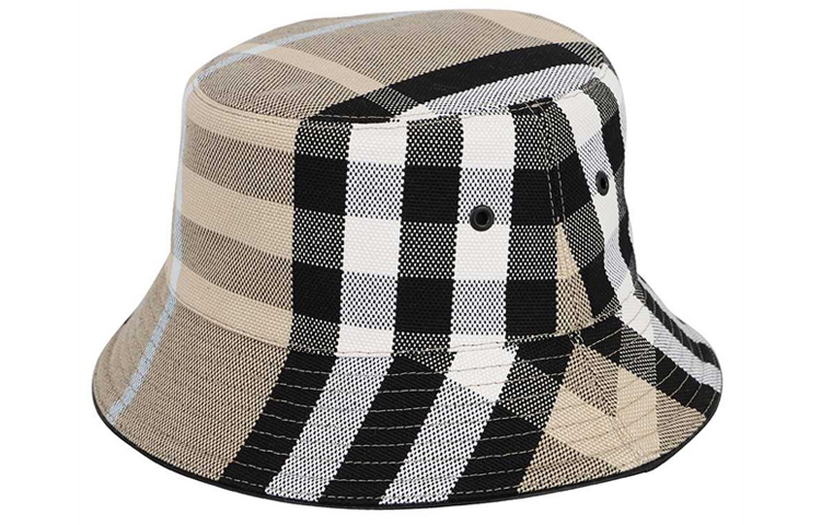 Order Burberry Check Jacquard Bucket Hat Unisex 8040530