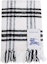 Buy Bufanda Polar Burberry Unisex Estilo Pareja Blanco con Patrón de Cuadros 80797811