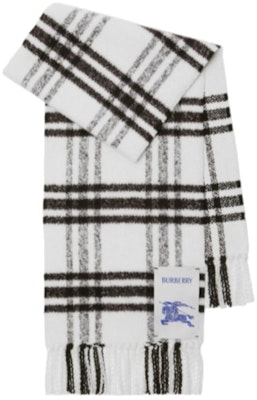 Bufanda Polar Burberry Unisex Estilo Pareja Blanco con Patrón de Cuadros 80797811 Order Bufanda Polar Burberry Unisex Estilo Pareja Blanco con Patrón de Cuadros 80797811
