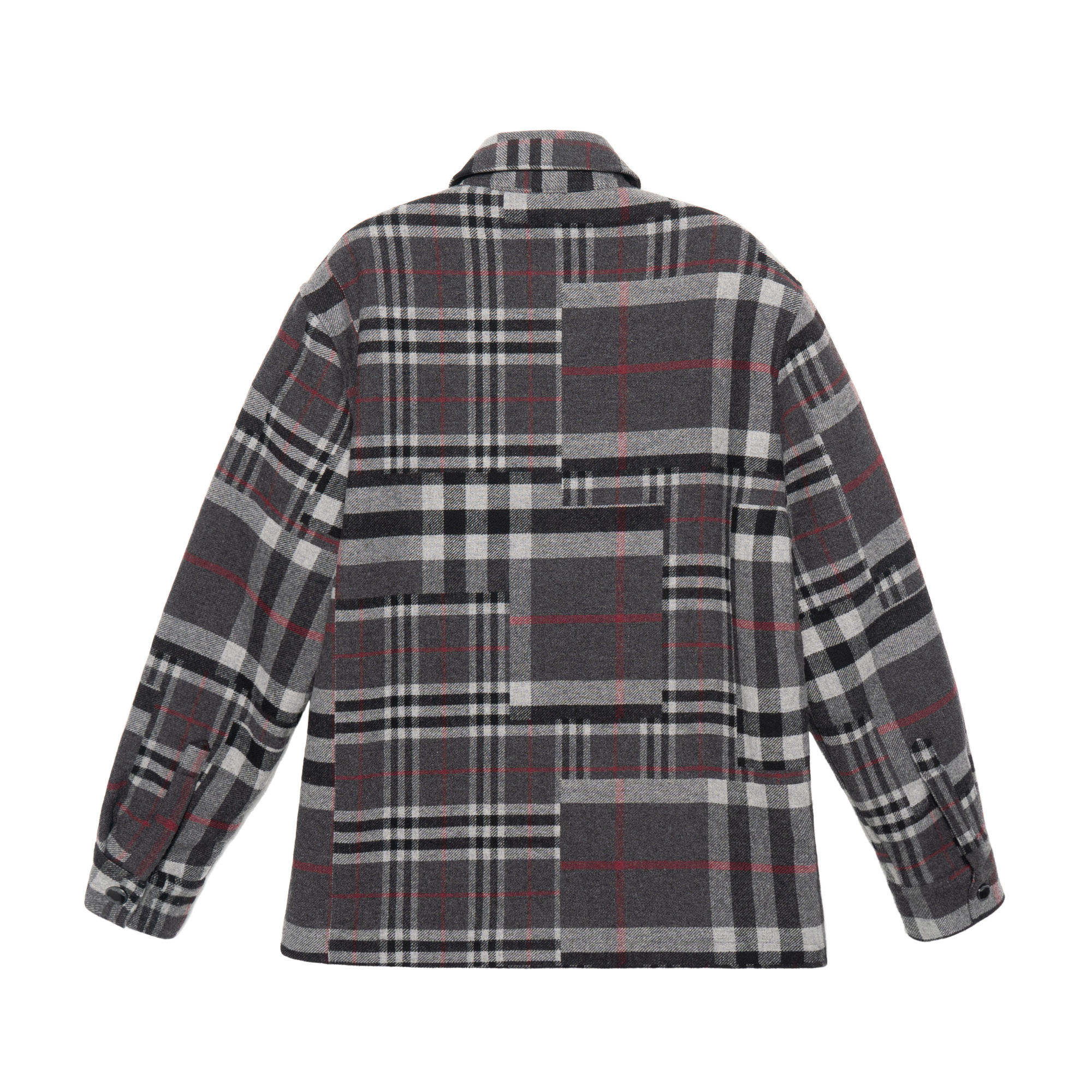 Burberry Check Pattern Long Sleeve Shirt Grey 80449921 圖 3