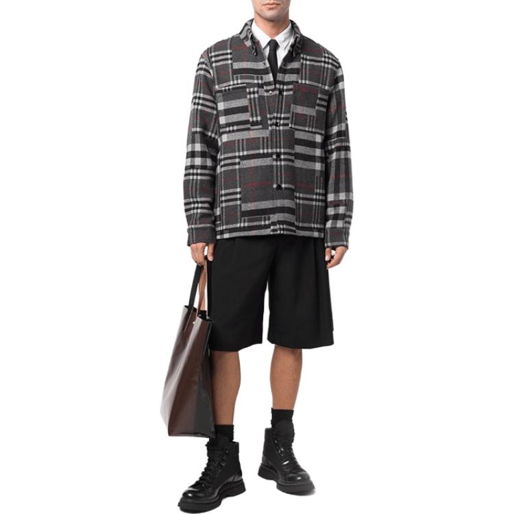 Burberry Check Pattern Long Sleeve Shirt Grey 80449921 圖 5