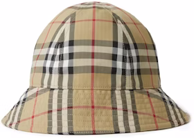 Burberry Check Pattern Nylon Bucket Hat for Men in Light Brown. 80711501 Burberry Check Pattern Nylon Bucket Hat for Men in Light Brown. 80711501