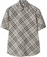 Burberry Check Print Casual Short-Sleeve Shirt Men’s Moss Green 80876391 Burberry Check Print Casual Short-Sleeve Shirt Men’s Moss Green 80876391