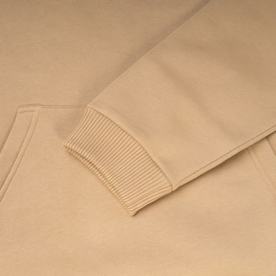 Burberry Check Print Hooded Pullover Long Sleeve Hoodie Khaki 80450061 1