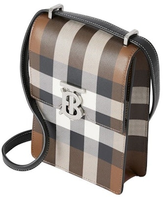 Burberry Check Print Leather Robin Bag Birch Brown Order Burberry Check Print Leather Robin Bag Birch Brown