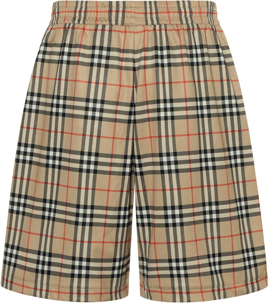 burberry-check-print-mid-rise-straight-casual-shorts-beige-80264691
