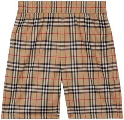 博柏利格纹中腰直筒休闲短裤 米色. 80264691 Order 博柏利格纹中腰直筒休闲短裤 米色. 80264691