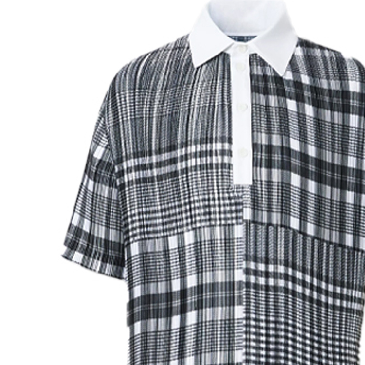 Burberry Check Print Short Sleeve Polo Shirt Black Unisex SS21 80420801 圖 9