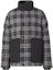 Order Burberry Check Puffer Jacket - Fitted Down Coat Winter Charcoal Grey 80454991
