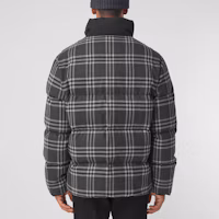 Purchase Burberry Jaket Puff Corak Kot Musim Sejuk Abu-abu Arang Fesyen Slim Fit. 80454991