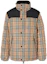 Buy Burberry Check Reversible Stand Collar Down Jacket Beige 80188621