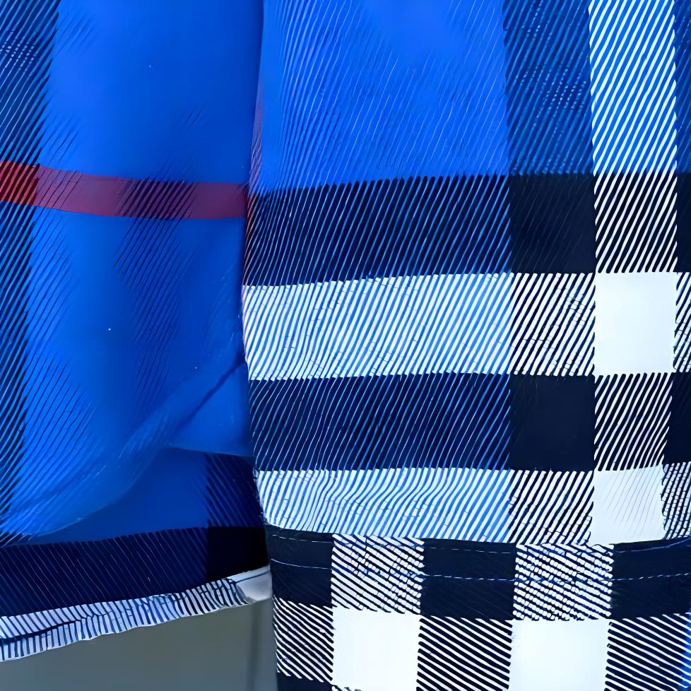 Details for Burberry Check Single-Breasted Pocket Long Sleeve Shirt Blue  Shirt. 40153451